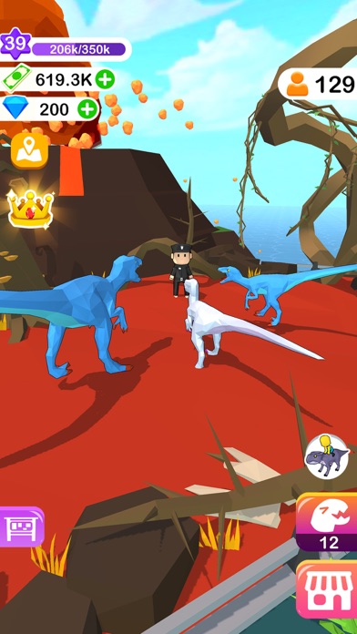 Dino Tycoon - 3D Building Game Screenshot