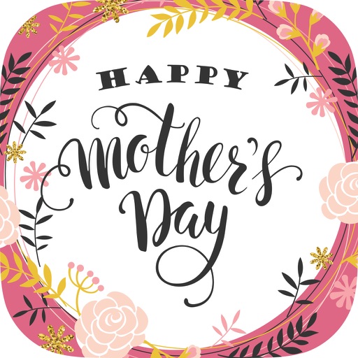 Mother’s day greeting cards & stickers icon