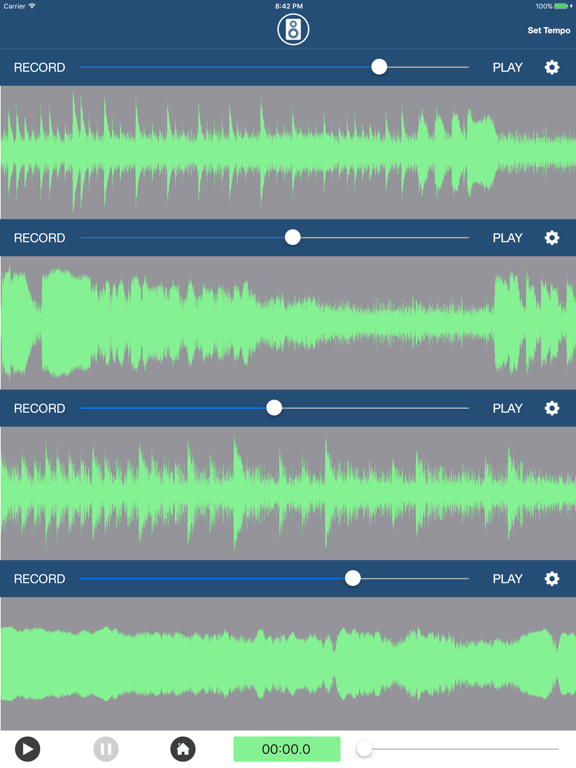 Screenshot #5 pour Multi Track Song Recorder