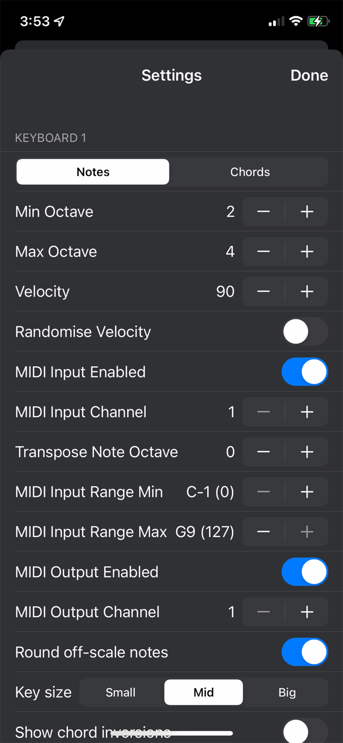 ScaleBud 2 AUv3 MIDI Keyboard