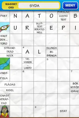Game screenshot Korsord (Svenska) hack