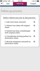 Statin Intolerance screenshot #4 for iPhone