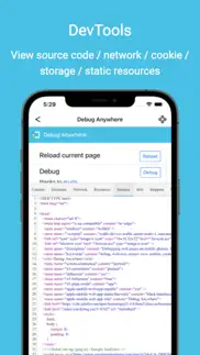 debug anywhere iphone screenshot 1