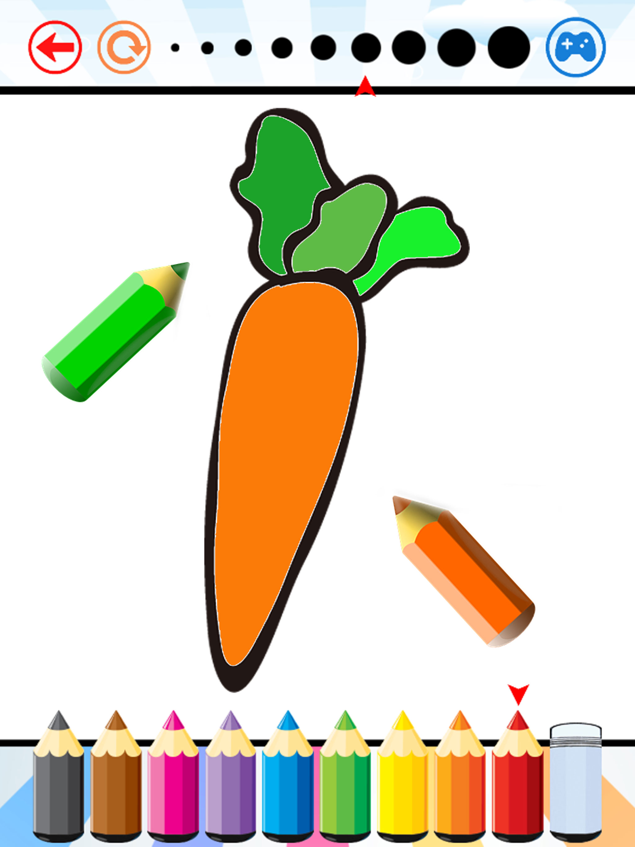 Food Coloring Book for kids - Drawing free game screenshot 4