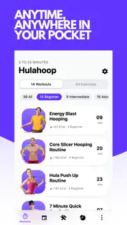 hula hoop training app iphone screenshot 2