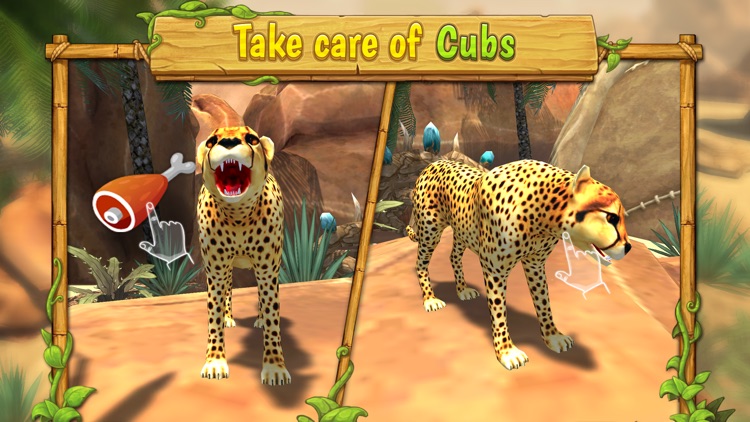 Cheetah Family Sim - Wild Africa Cat Simulator 3D screenshot-4
