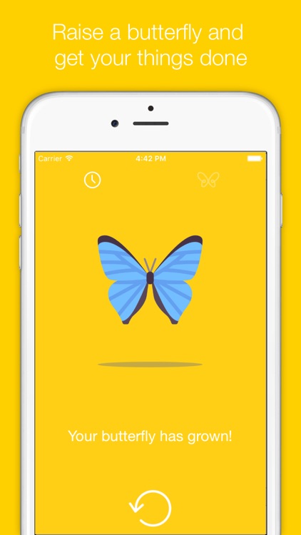 Butterfly: deep focus on one task using work timer