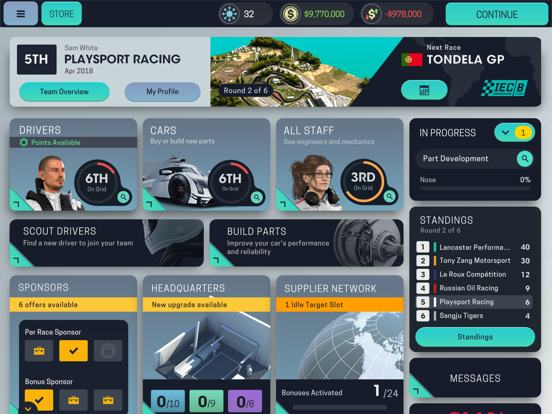 Motorsport Manager Mobile 3 iPad app afbeelding 9