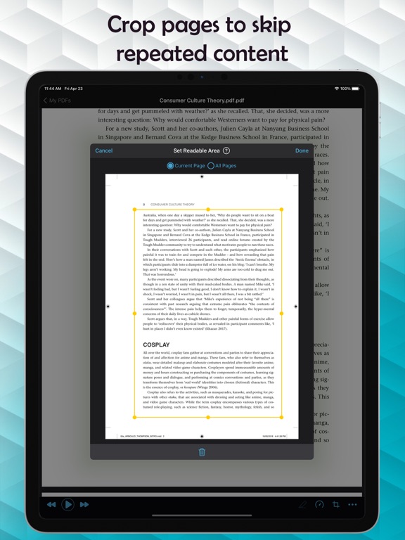 Screenshot #6 pour Lecteur PDF de synthèse vocale