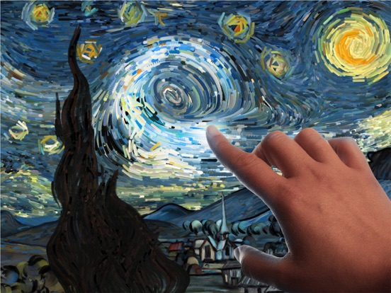 Screenshot #2 for Starry Night Interactive Animation