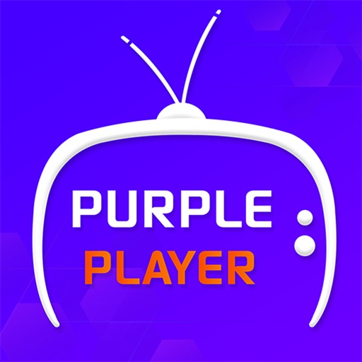 Purple Playlist Player Icon