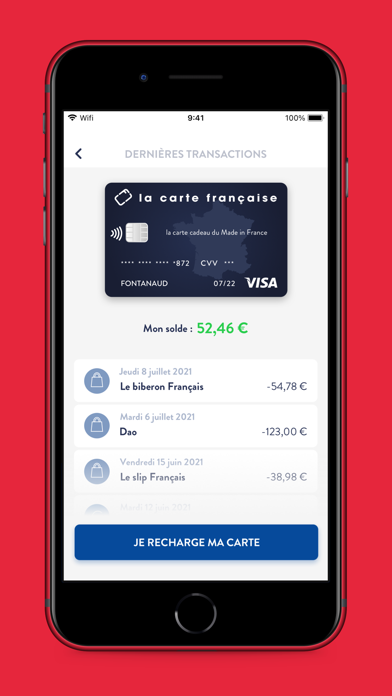 la carte française Screenshot
