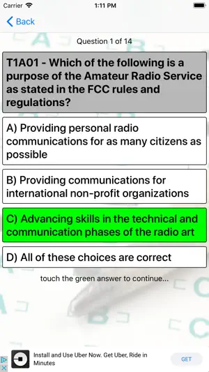 Ham Radio Exam - Tech screenshot 2