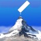 Point your iOS device at the mountain and you'll see the name, altitude, and distance of the mountaintop