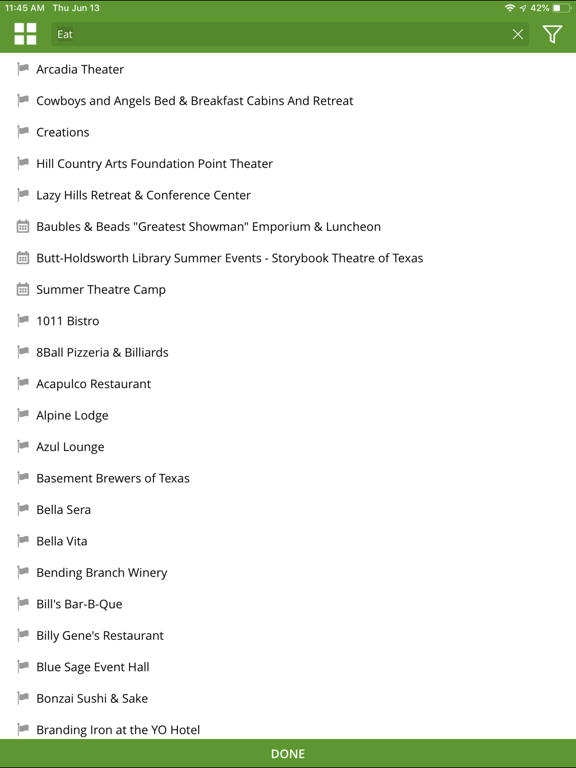 Visit Kerrville TX! iPad screenshot 10 - Travel app