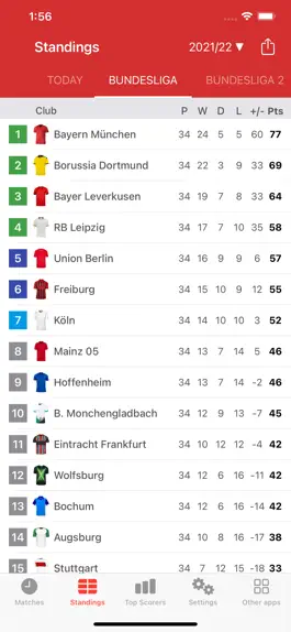 Game screenshot Live Scores for Bundesliga apk