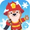 Happy Fireman - Uncle Bear education game
