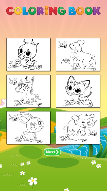 animal coloring page for kids screenshot-3