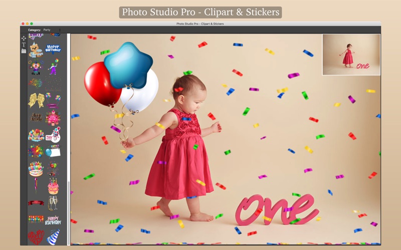 Screenshot #2 pour Photo Studio Pro - Clipart & Stickers