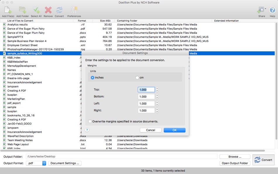 #4. Doxillion Plus (macOS) De: NCH Software