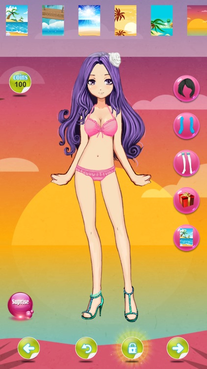 dress up summer swimsuit kids games for girls