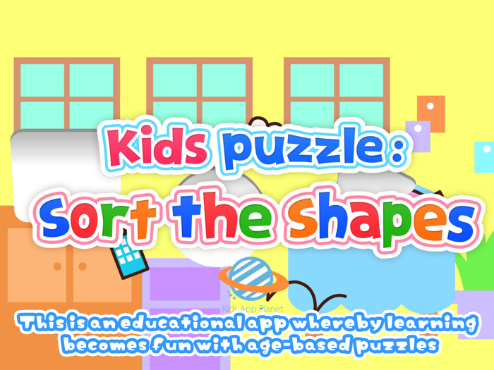 Kids PuzzleSort The Shapes 2