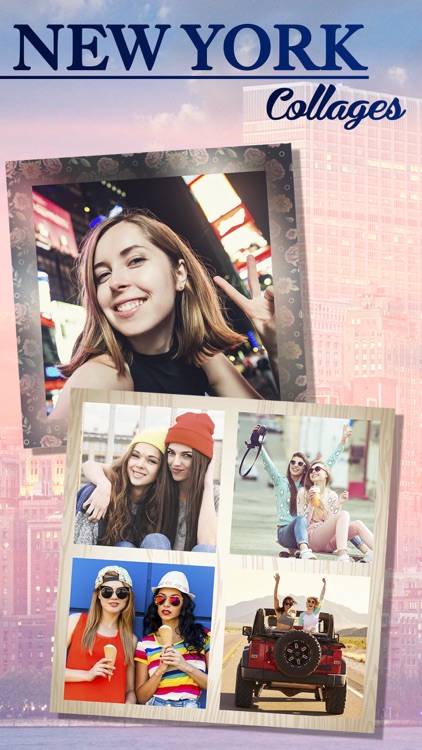 New York Photo Grid – NYC stickers for collages