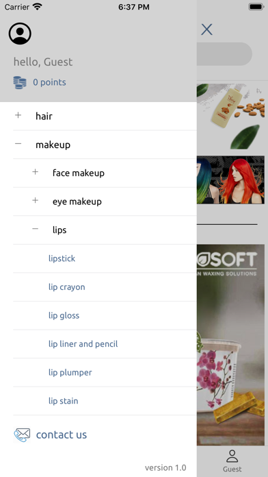Beauty Palace Shopping App Screenshot