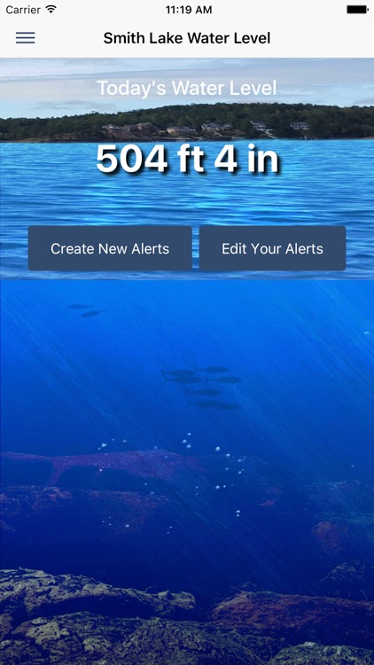 Smith Lake Water Level