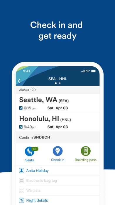 Alaska Airlines Screenshot
