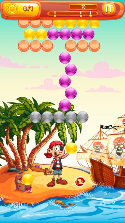 Pirate Pop Bubble Shooter - Popping Color Balls