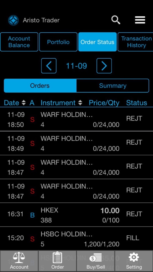 #4. Aristo Trader (iOS) By: Aristo Securities Limited