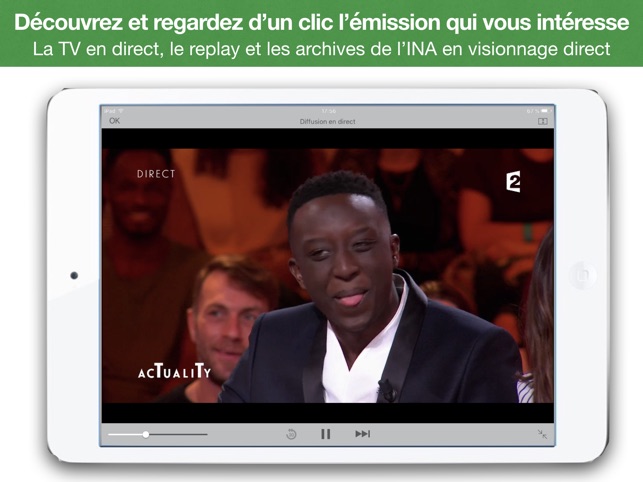 Tivipedia TV live, replay, VoD dans l'App Store