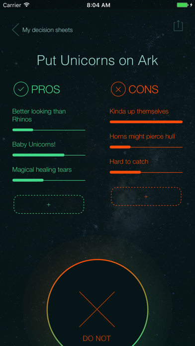 Pros vs Cons app Screenshot 4