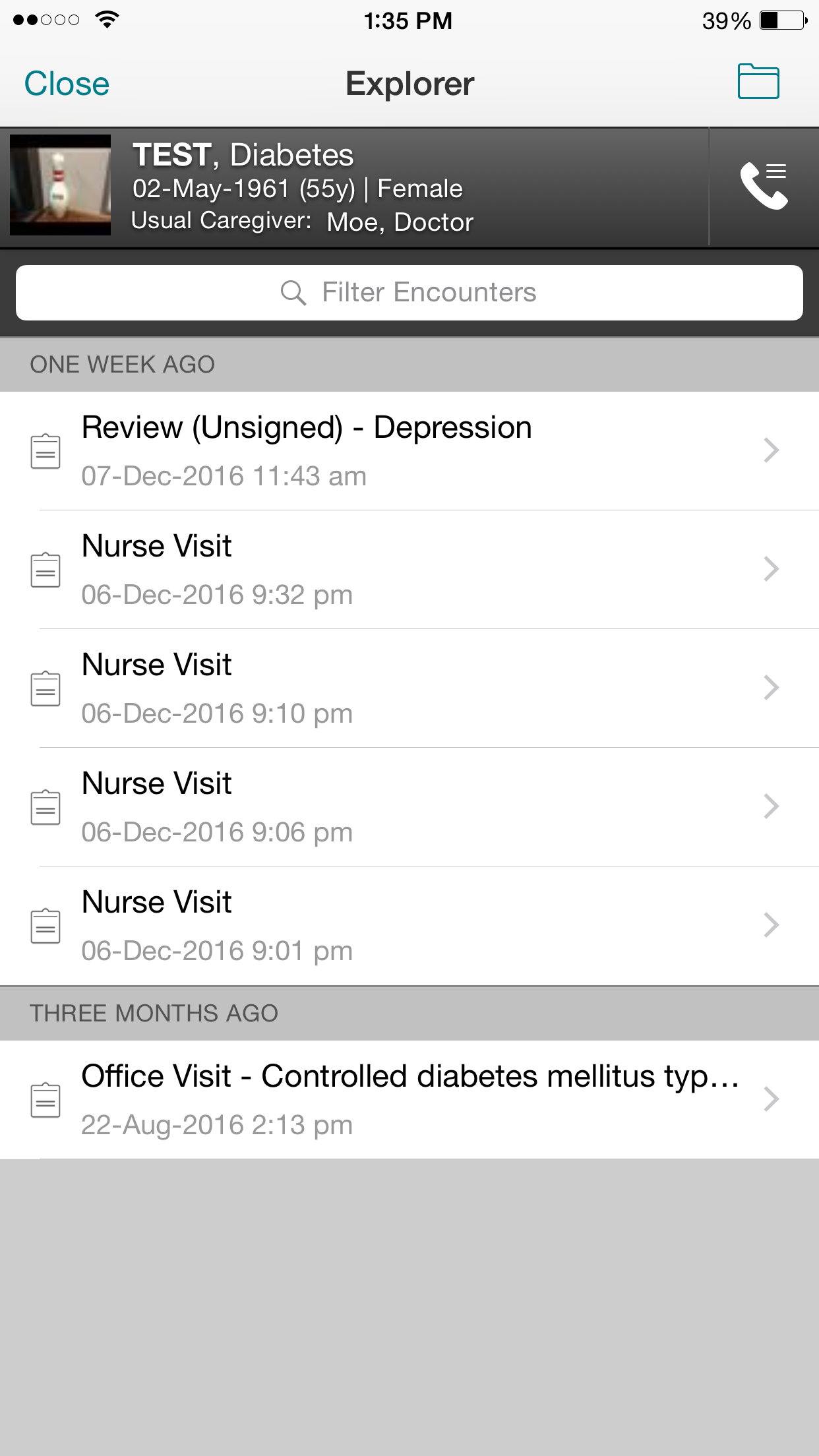 Professional EHR Mobile screenshot 3