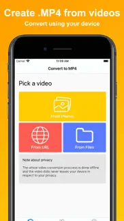 mp4 maker - convert to mp4 iphone screenshot 1