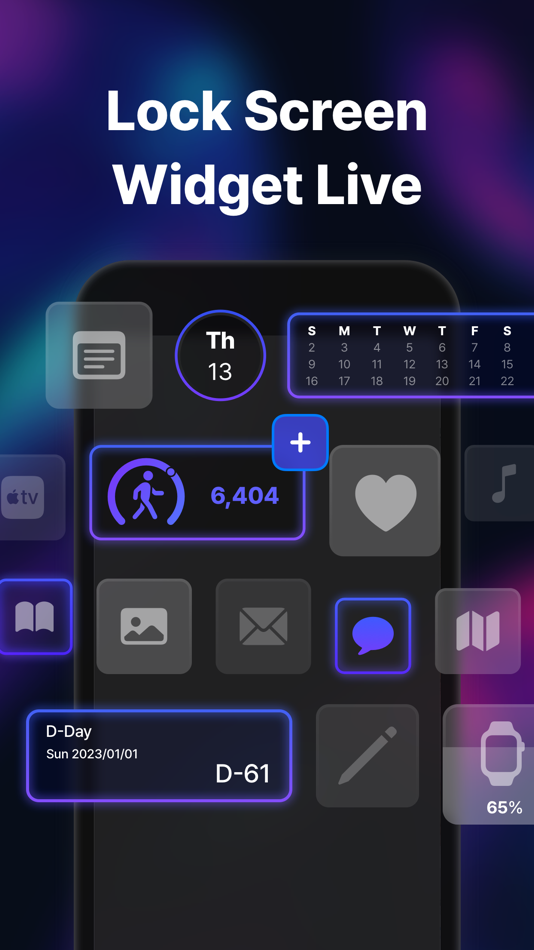 #1. Lock Screen Widgets Live (iOS) 由: Monocraft