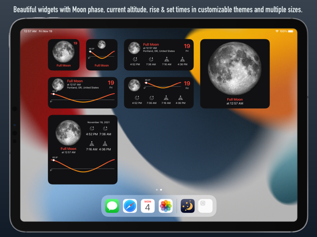 ‎Moon Calendar Plus Screenshot