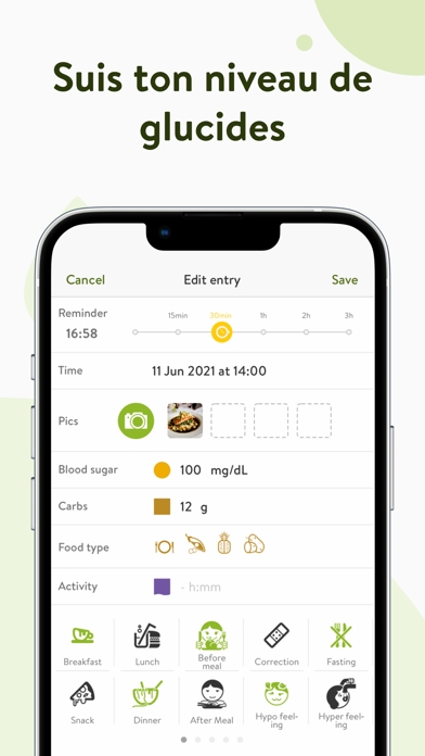 Screenshot #2 pour mySugr - Suivi du diabète