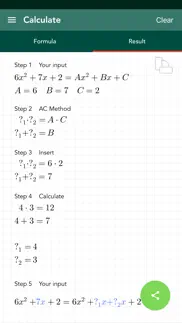 How to cancel & delete ac method for factoring 4