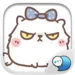 Moody the Angry Cat Stickers for iMessage Free App Contact