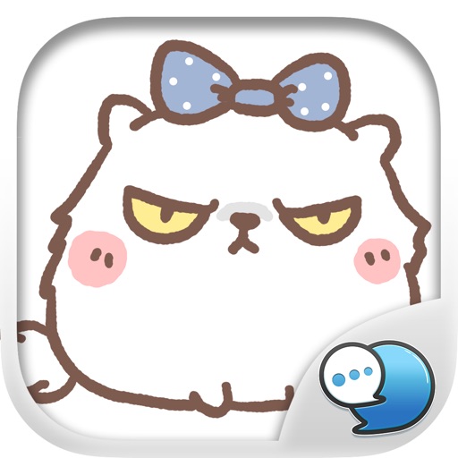 Moody the Angry Cat Stickers for iMessage Free Icon