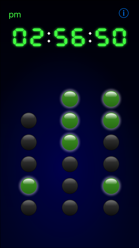 #4. True Binary Clock Free (iOS) بواسطة: AFKSoft