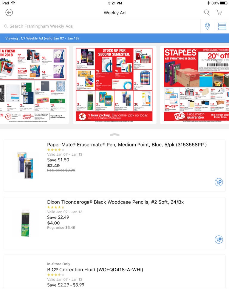 Staples: Home, Office Shopping screenshot 2