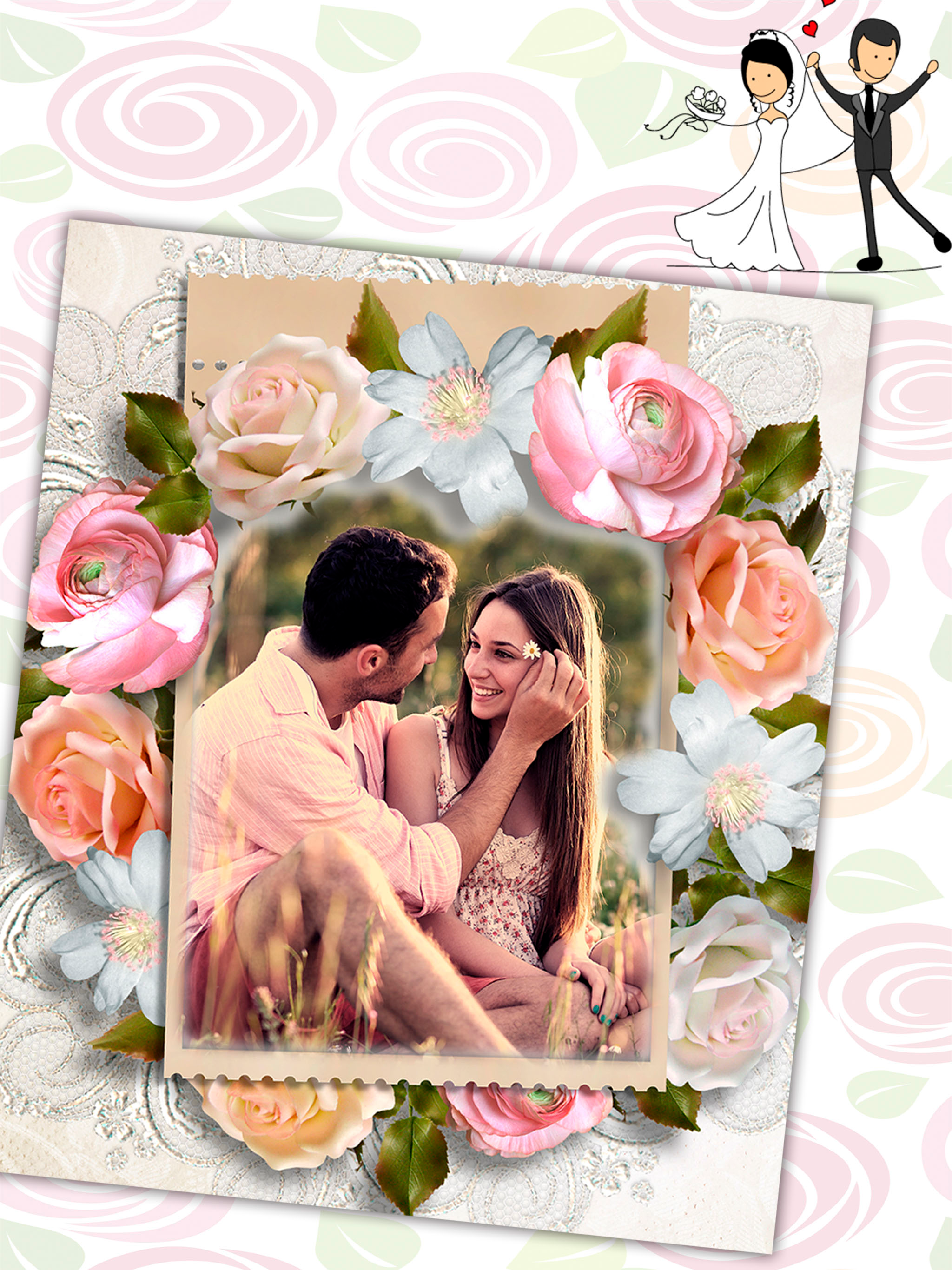 New wedding photo frames – Album & text editor screenshot 7