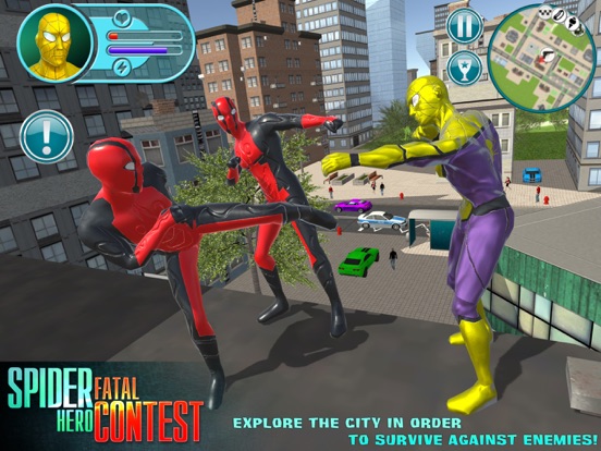 Скачать Spider Hero: Fatal Contest Pro