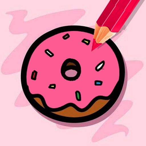 pix Drawing For Kids Easy Donut my donut games coloring drawing book