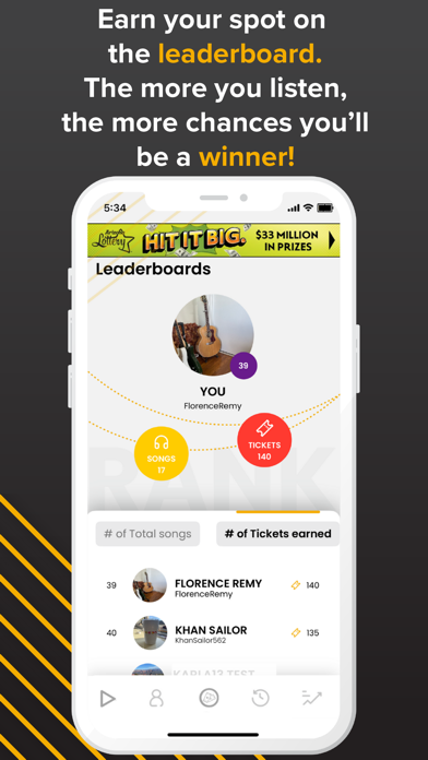 Ultimate Playlist: Win Cash Screenshot