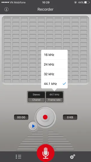 Capture d'écran de Enregistreur Vocal - Enregistreur Pour Dropbox sur iPhone 5