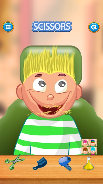 Child game / hair cut (Yellow)